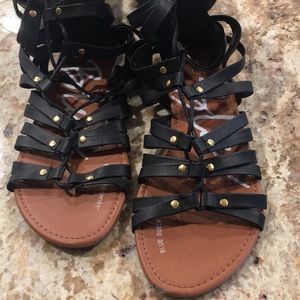 Gladiator sandals. Only worn once.